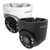 Foscam W5EP - 3K 5MP Outdoor PoE IP Security Camera with AI Human/Vehicle Detection, Flashing Red & Blue Lights and 2-Way Audio