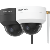 Foscam D4Z 2K 4MP Outdoor PTZ Security Camera, 4x Optical Zoom, Dual-Band WiFi, IK10 Dome with AI Human Detection