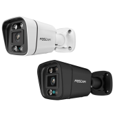 Foscam V4EC - 4MP Outdoor PoE Starlight Security Camera with Light & Sound Alarm